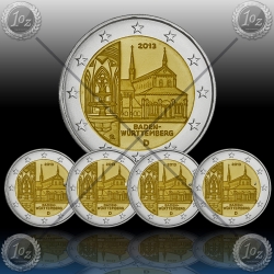 2 EVRO NEMČIJA (A,D,F,G,J) 2013 (BADEN)